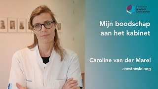 #stemvandedokter - 'Mijn boodschap aan het kabinet', anesthesioloog Caroline van der Marel