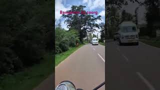 Bangalore to coorg trip #biketrip #royalenfield #coorg #madikeri #bangalore #motivation