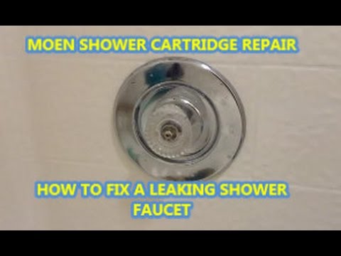 HOW TO FIX A LEAKING SHOWER FAUCET. MOEN CARTRIDGE REPLACEMENT. HOW TO FIX A LEAKING SHOWER FAUCET. MOEN CARTRIDGE REPLACEMENT.