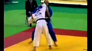 JUDO 1999 Tournois de Paris: George Gugava (GEO) - Masaru Tanabe (JPN)