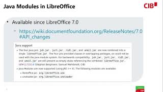LibreOffice Extensions with Java Module support