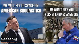 Elon Musk says America will fly to space on "American Broomstick"  | His Jibe at Russia