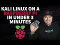 Install Kali Linux 2022 on Raspberry Pi 4 B (Under 3 Minutes)