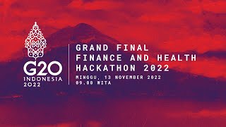 [LIVE] - GRAND FINAL FINANCE AND HEALTH HACKATHON 2022