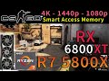 CS:GO | RX 6800 XT | Ryzen 7 5800X | SAM | 4K - 1440p - 1080p | Max & Low Settings