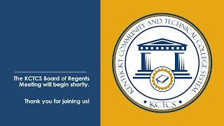 KCTCS Board of Regents Committee Meetings