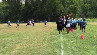 2018 Jaguars 9U LIL AIDEN returns a PUNT for a TD vs OC TIGERS