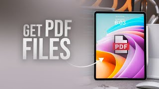 How to Get PDF Files on iPad Pro (tutorial)