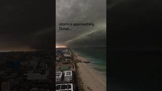 Dubai main bahut badal kharab aur Barish ka Pani  storm is approaching Dubai #duet #barish