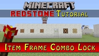 Item Frame Combo Lock :: Minecraft Redstone Tutorial