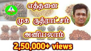 எத்தனை முக ருத்ராட்சம் அணியலாம் Rudraksha in tamil