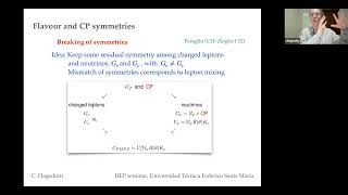 Phenomenology of inverse seesaw with flavour and CPsymmetries (Dra. Claudia Hagedorn)