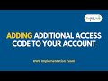 Adding Access Code to Your Account