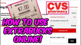 CVS TRICK | HOW TO USE EXTRABUCKS ONLINE 💃