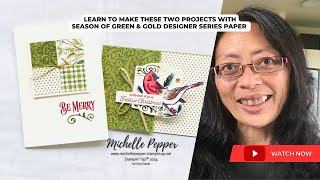 Stampin' Up! Season of Green & Gold