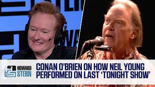 Conan O’Brien Talks About Neil Young Agreeing to Be His Last "Tonight Show" Musical Performance