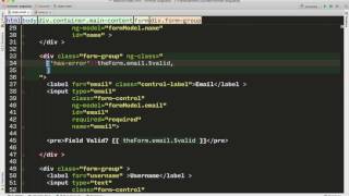 5.Form validation using core AngularJS