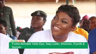 Funke Akindele Visits  Somolu, Kosofe, Epe, Ibeju-Lekki and Ikorodu