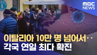 이탈리아 10만 명 넘어서‥각국 연일 최다 확진 (2021.12.31/뉴스투데이/MBC)