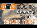 How To Remove Your Spare Tire (2015-2020 Ford F-150) #fordf150