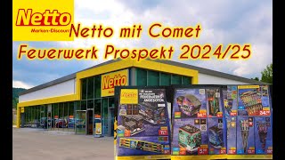 Netto mit Comet Feuerwerk Prospekt 2024/25