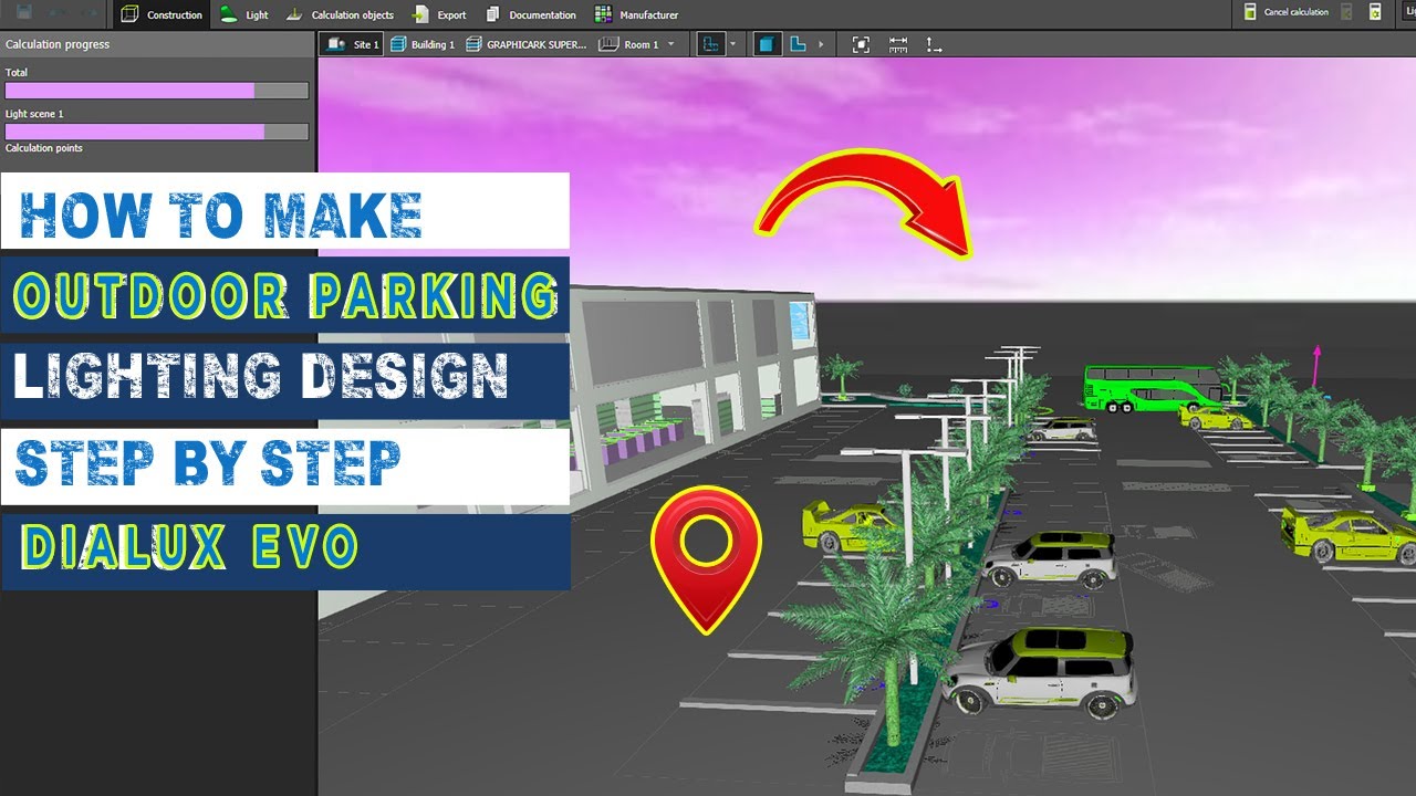 Dialux Evo Exterior Lighting Tutorial | Shelly Lighting