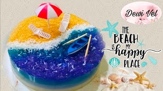 RESEP PUDING PANTAI YANG SEGAR, ENAK DAN MUDAH / SAND AND BEACH PUDDING