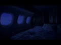 luxury private jet airplane brown noise ambience flight map sleeping reading studying