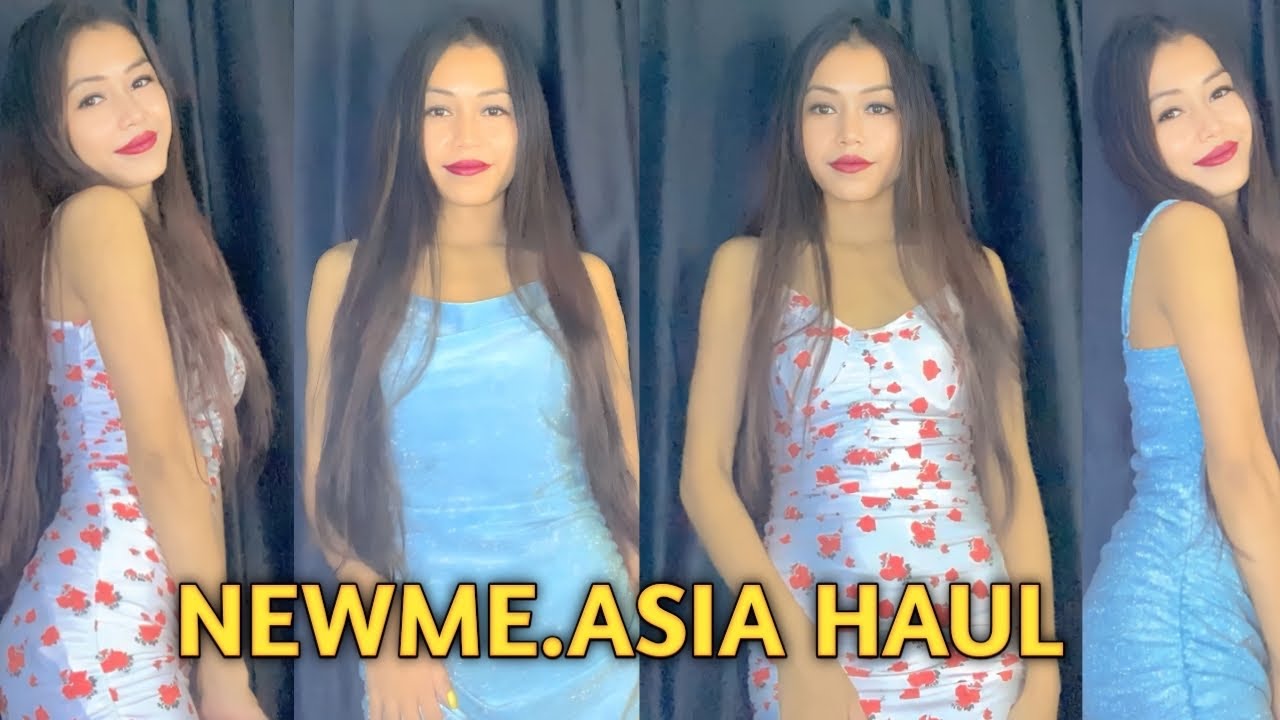 Dresses I Bought From Newme Asia Newme Haul Youtube