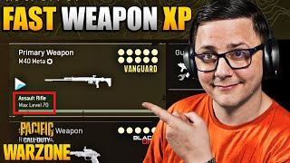How to Max Level a Gun in 1 Hour in Warzone | Insanely Fast Weapon XP 6000 XP Per Minute