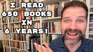 650 Books in 6 Years \u0026 Celebrating 6 Years on BookTube