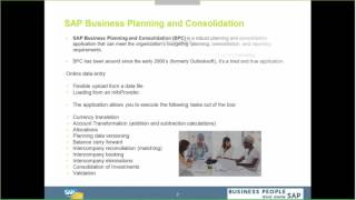 Webinar: Business Transformation with SAP BPC 10.1 Classic