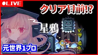 マリメ元世界1の超力作『星鴉』のクリアチェック配信【マリオメーカー2】