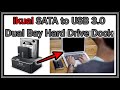 ikuai SATA to USB 3.0 Dual Bay Hard Drive Dock and Offline Clone Function External HDD FULL REVIEW