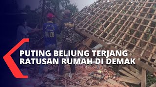 Ratusan Rumah Warga di Demak Rusak Diterjang Angin Puting Beliung
