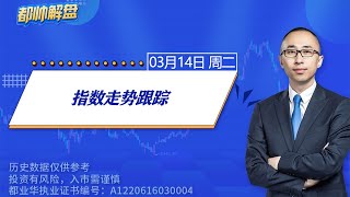 指数走势跟踪 | A股2023.03.14周二解盘 | 上证指数股票行情分析 | 都业华每日解盘 | #缠中说禅 | 中枢理论 #技术面分析