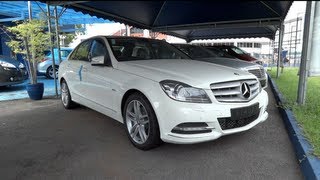 2012 Mercedes-Benz C 250 CGI Start-Up and Full Vehicle Tour