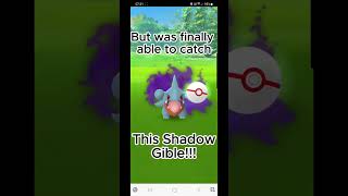 Shadow Gible at last ! #shadowpokemon #pokemongo #pokemongopvp #gobattleleague #pokemon