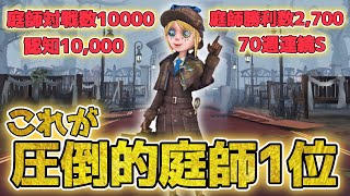 【70週連続S徽章】これが庭師を愛した女の立ち回り！【第五人格】【IdentityV】