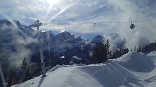 Kreuzjochbahn - jedeme na ski a ty super výhledy, skiarena Schlick2000 Fulpmes