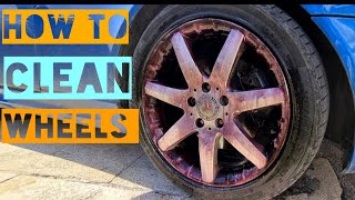 how to DEEP CLEAN your alloy Wheels YOU WONT NEED ANYTHING ELSE