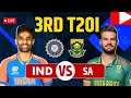 Ind vs sa 3rd T20 match live today