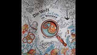 Colouring Book Flip Through - Die Welt Unter Der Lupe Zu Wasser by Rita Berman