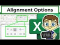 Excel Alignment Options Tutorial