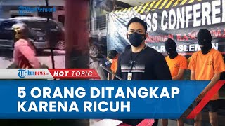 Buntut Oknum Suporter Klub Sepak Bola Ricuh di Berbagai Titik di DIY, 5 Orang Jadi Tersangka