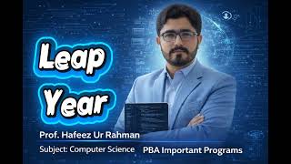 Leap Year Program in Python | Check Leap Year Using User Input | Python Programming Tutorial