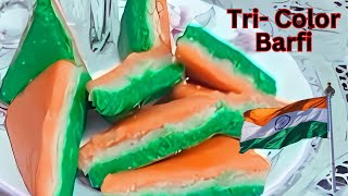 Tri-Color Barfi | Independence Day Special | Barfi | Recipe | dessert | Zaika With Shaan |