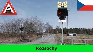 Železniční přejezd Rozsochy - 3.3.2017