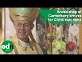 Archbishop of Canterbury arrives for Christmas Day mass