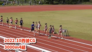 20221022西彼チャレンジゲームズin諫早 3000m1組